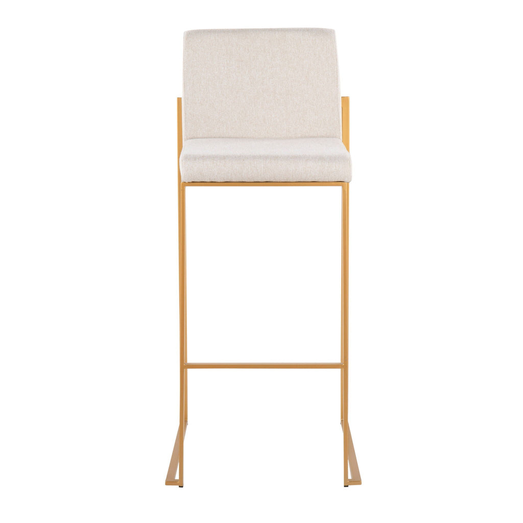 Fuji - Contemporary Design High Back Barstool