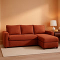 Friheten Slipcover For IKEA ChaiseCorner Orange Snug Fit