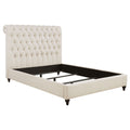 Devon 57-inch Upholstered Eastern King Panel Bed Beige