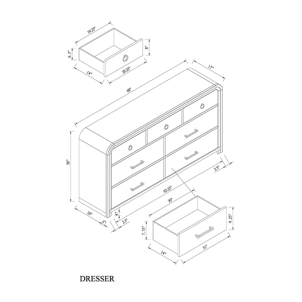 Malco - 5 Piece Bedroom Set
