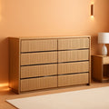 9 Drawer Dresser Chest With PolishedMarbleTabletop