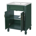 Bathroom Vanity With Top Sink, Cabinet With 2 Soft Closing Doors