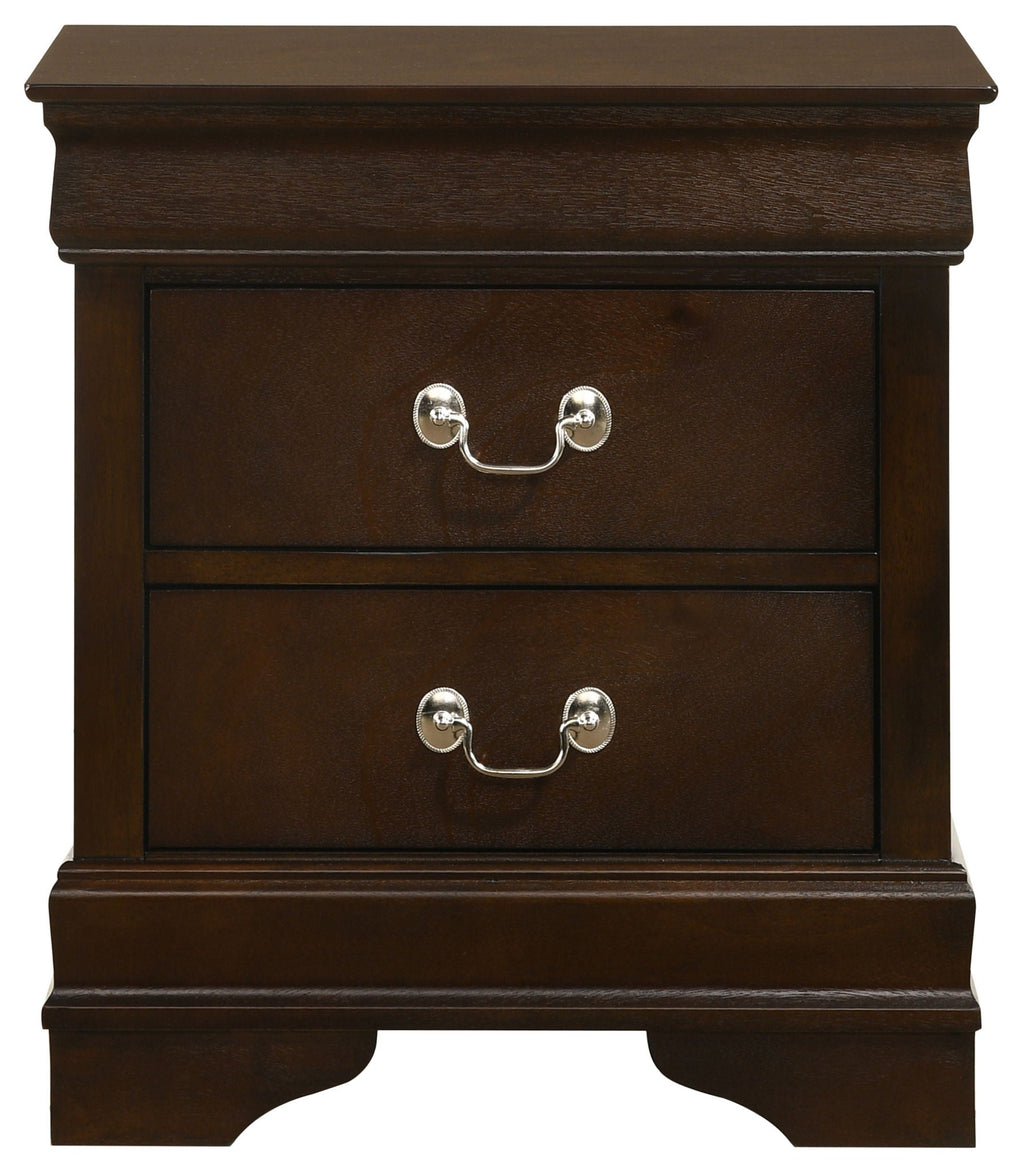 Louis Philippe 4-piece Eastern King Bedroom Set Cappuccino