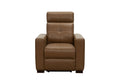 Cara - Power Recliner With Power Headrest And Power Lumbar - Light Brown