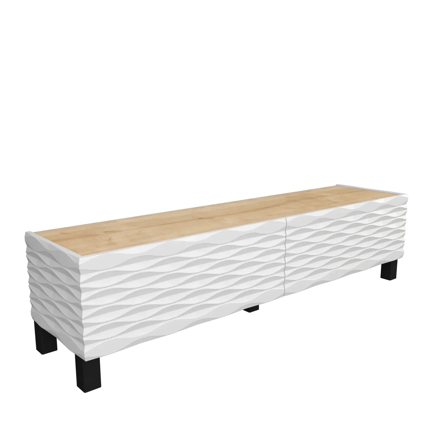 Lerze 59 inch Wide TV Stand Media Console fot TVs up to 65 inch