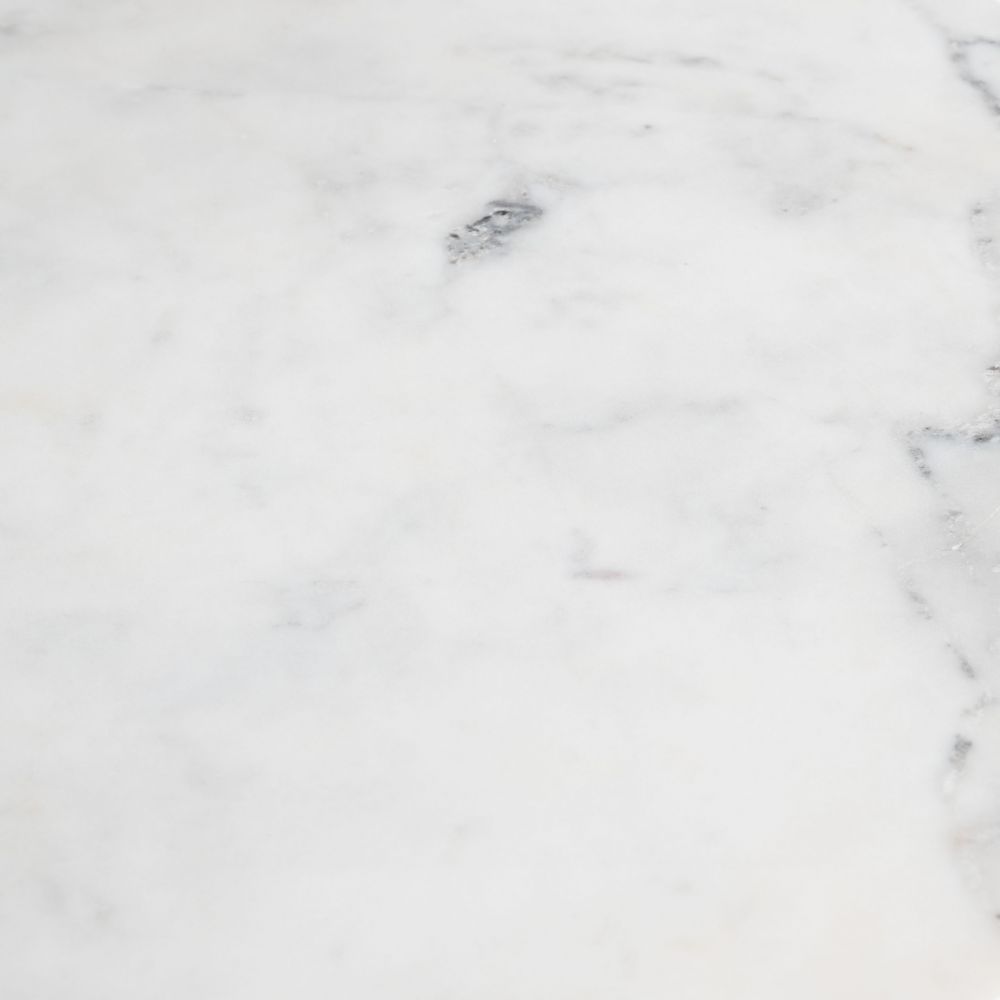 Mufid White Marble Top Round Bistro Table