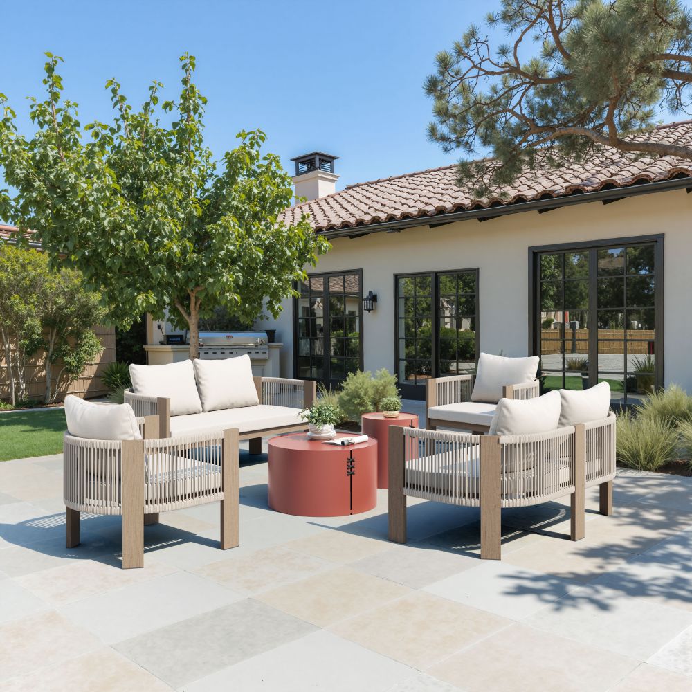 Rebel Olefin Fabric Outdoor Sofa
