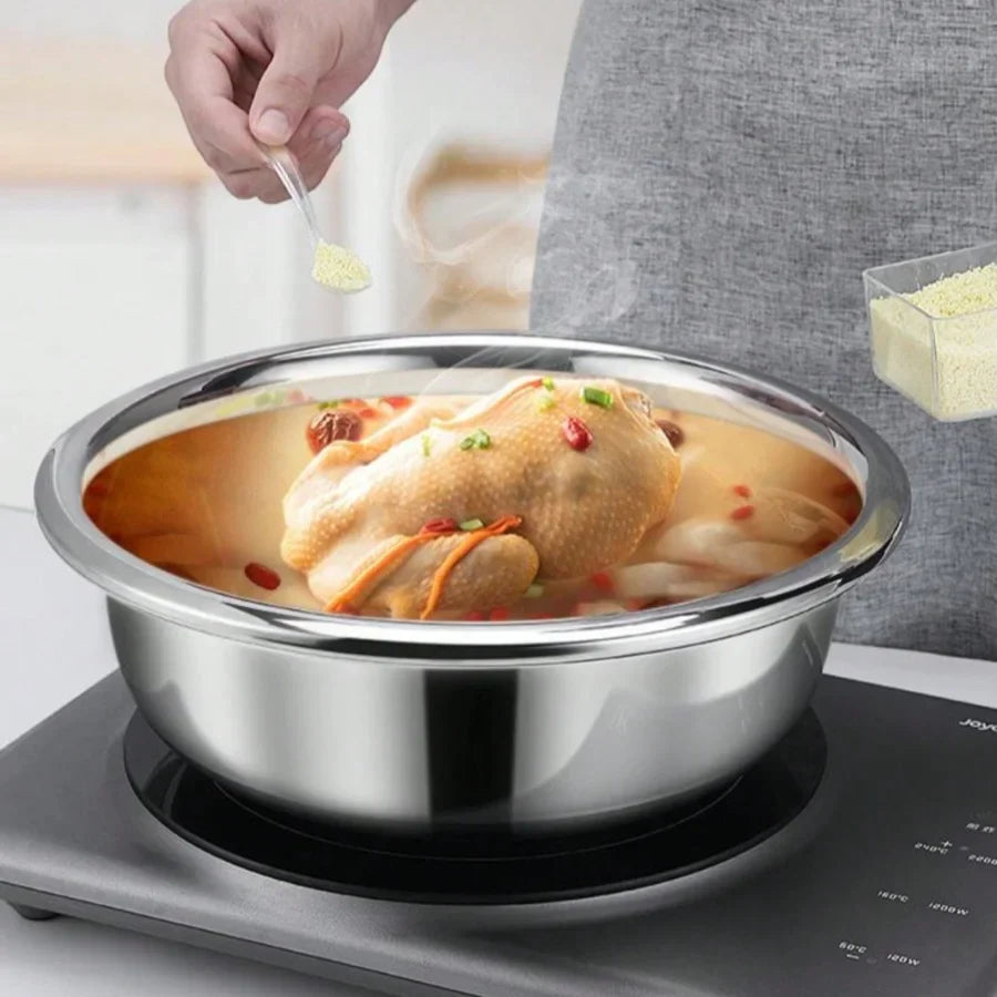 Premium Stainless Steel Basin Steel High Quality Product Big Bowl for Vegetable Kitchenware