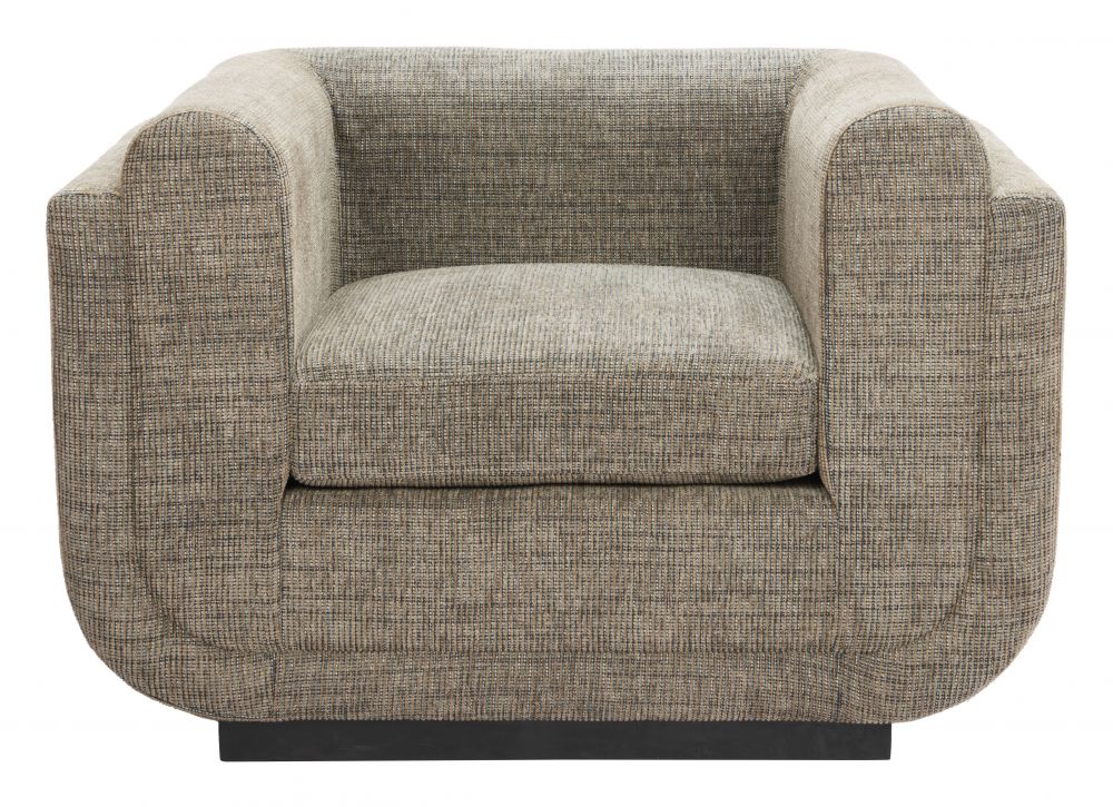 Sereneu Chenille Fabric Club Chair