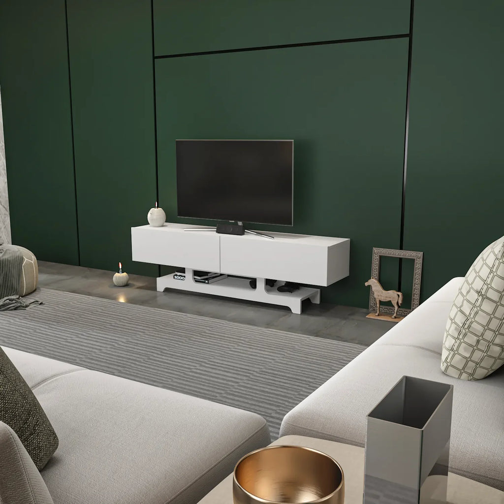 Tera 63" Wide TV Stand and Media Console for TVs up to 72"