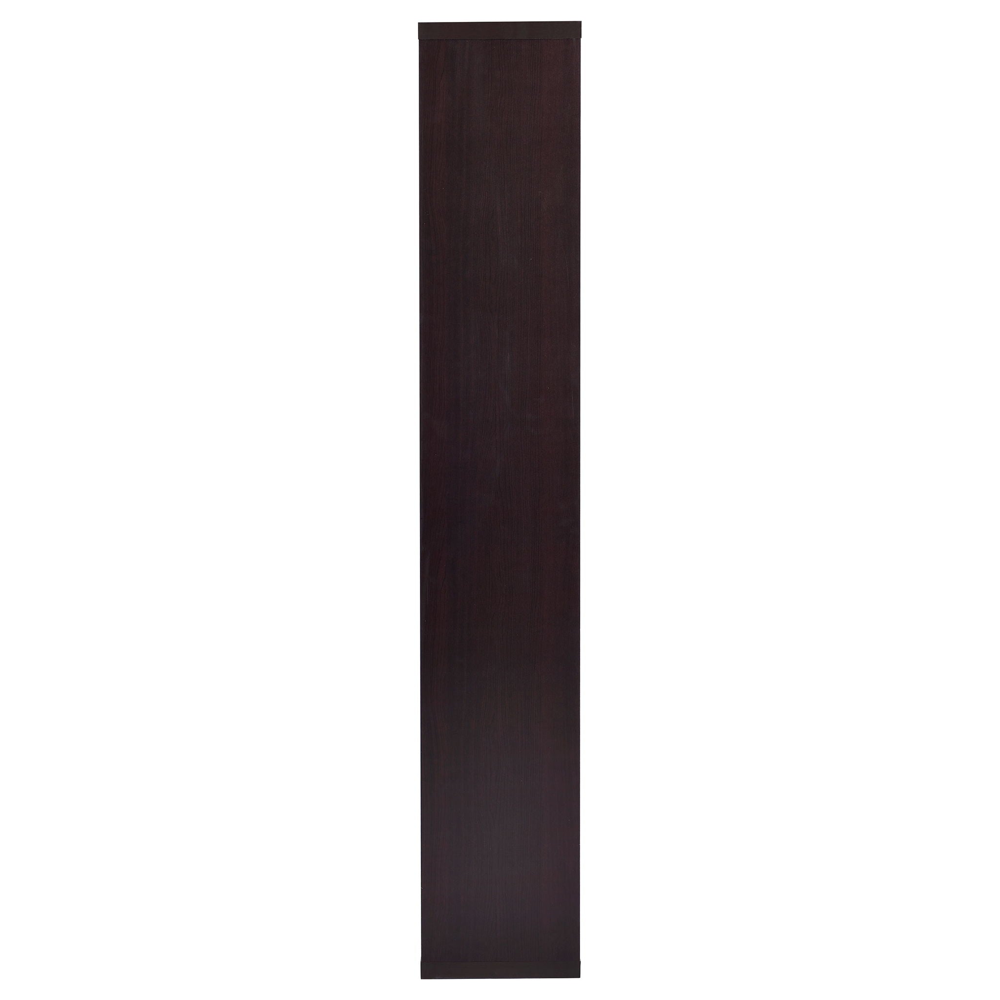 Theo 71-inch 6-shelf Bookshelf Cappuccino