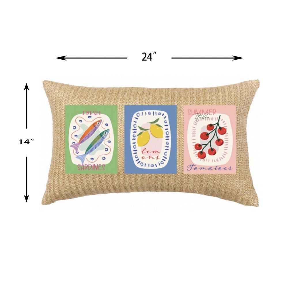 Outdoor Lumbar Pillow - Multi