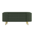 Modern Oval Storage Ottoman With Upholstery