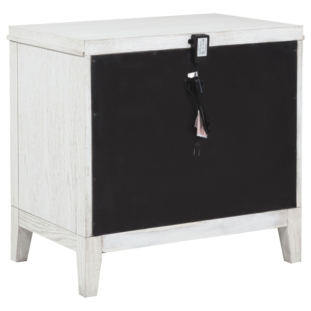 Marielle 4-piece Cal King Bedroom Set Distressed White
