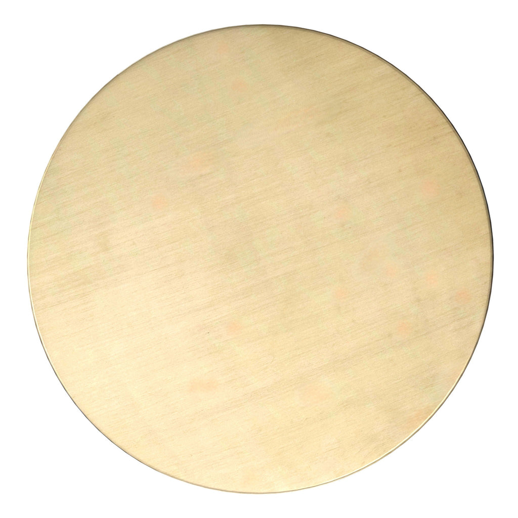 Johnsen - Cross Hatch Pattern Accent Table - Antique Gold