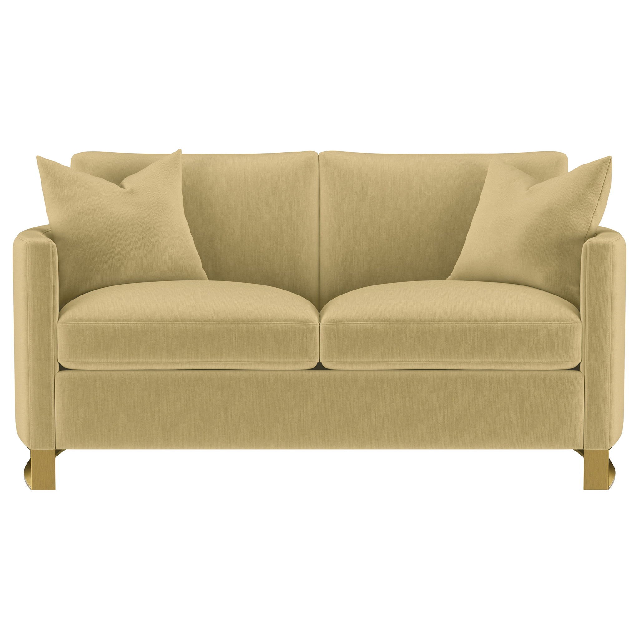 Corliss 2-piece Velvet Upholstered Sofa Set Camel