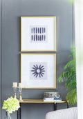 Grace Purple Agate Shadow Boxes Wall Art (Set of 2) - Multicolor