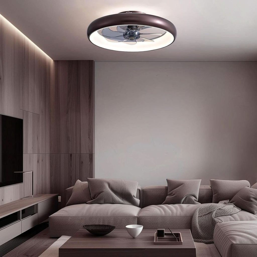 20 Inch Ceiling Fan With Dimmable Led Lights And Remote