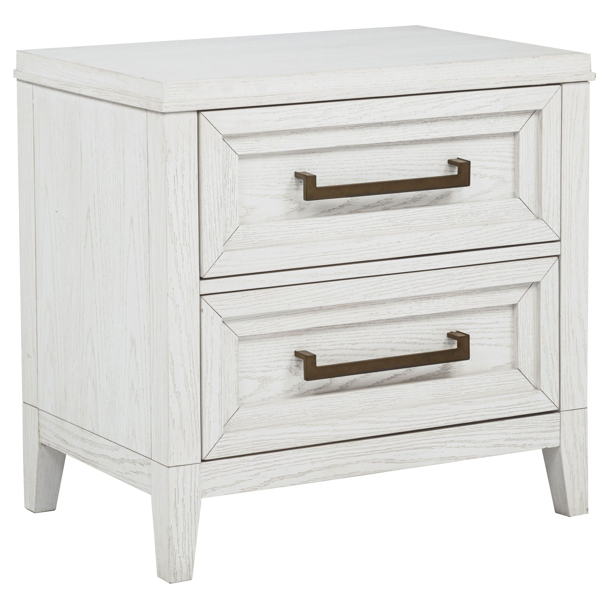 Marielle 4-piece Eastern King Bedroom Set Distressed White
