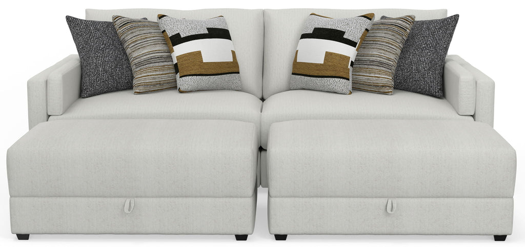 Trevor - Extra Deep Oversized Sofa With Included Storage Cocktail Ottoman