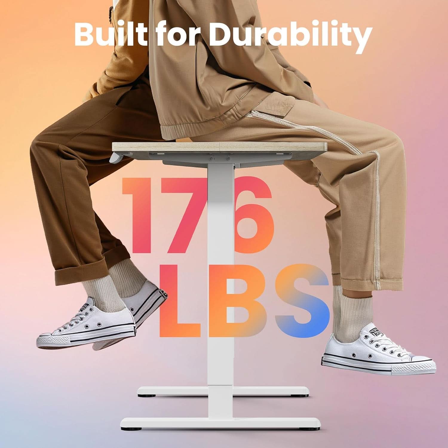 Adjustable Height Electric Standing Desk with Memory Settings