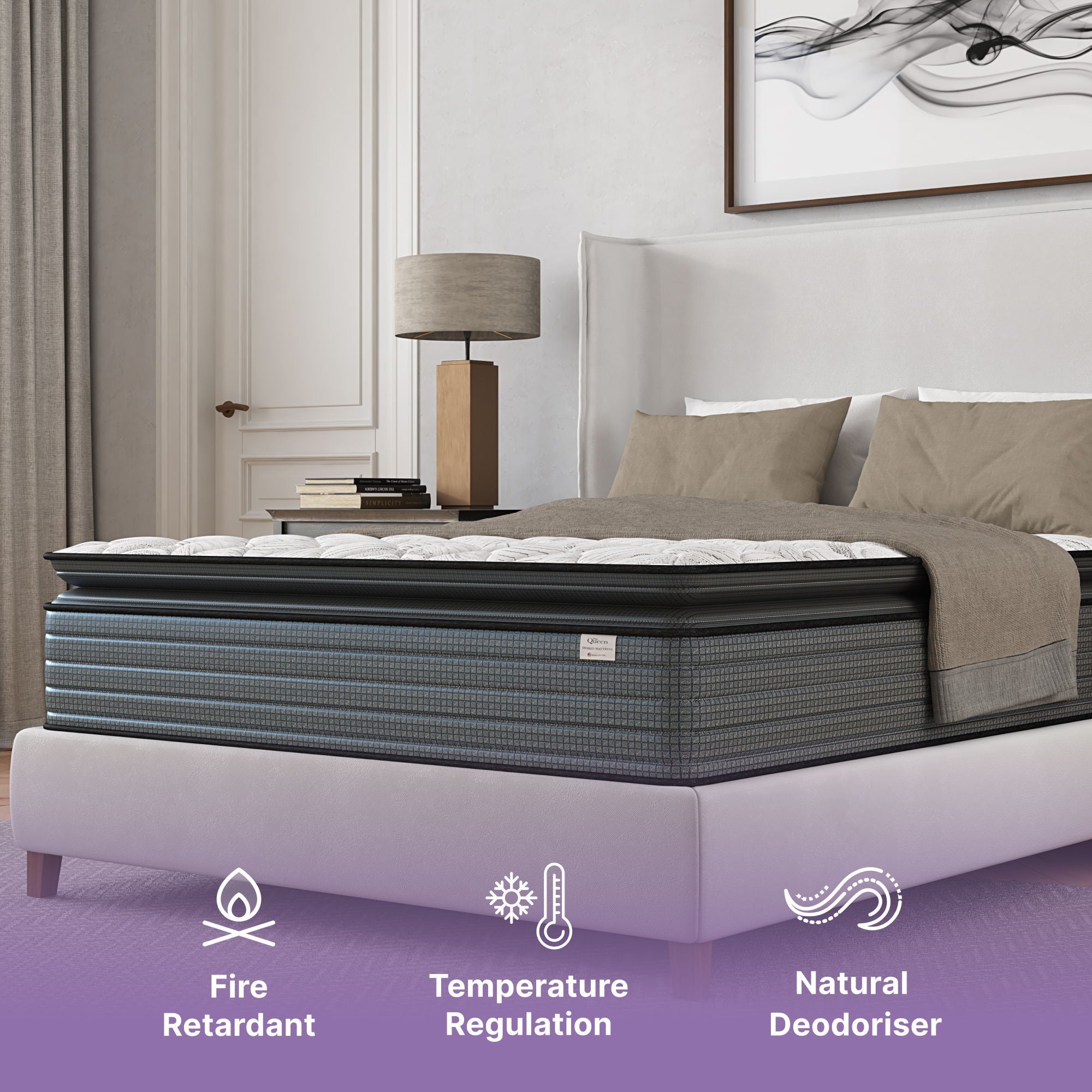 Isabella - 14" Hybrid Pillow Top Mattress