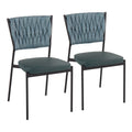 Tania - Braided Contemporary Chair (Set of 2)