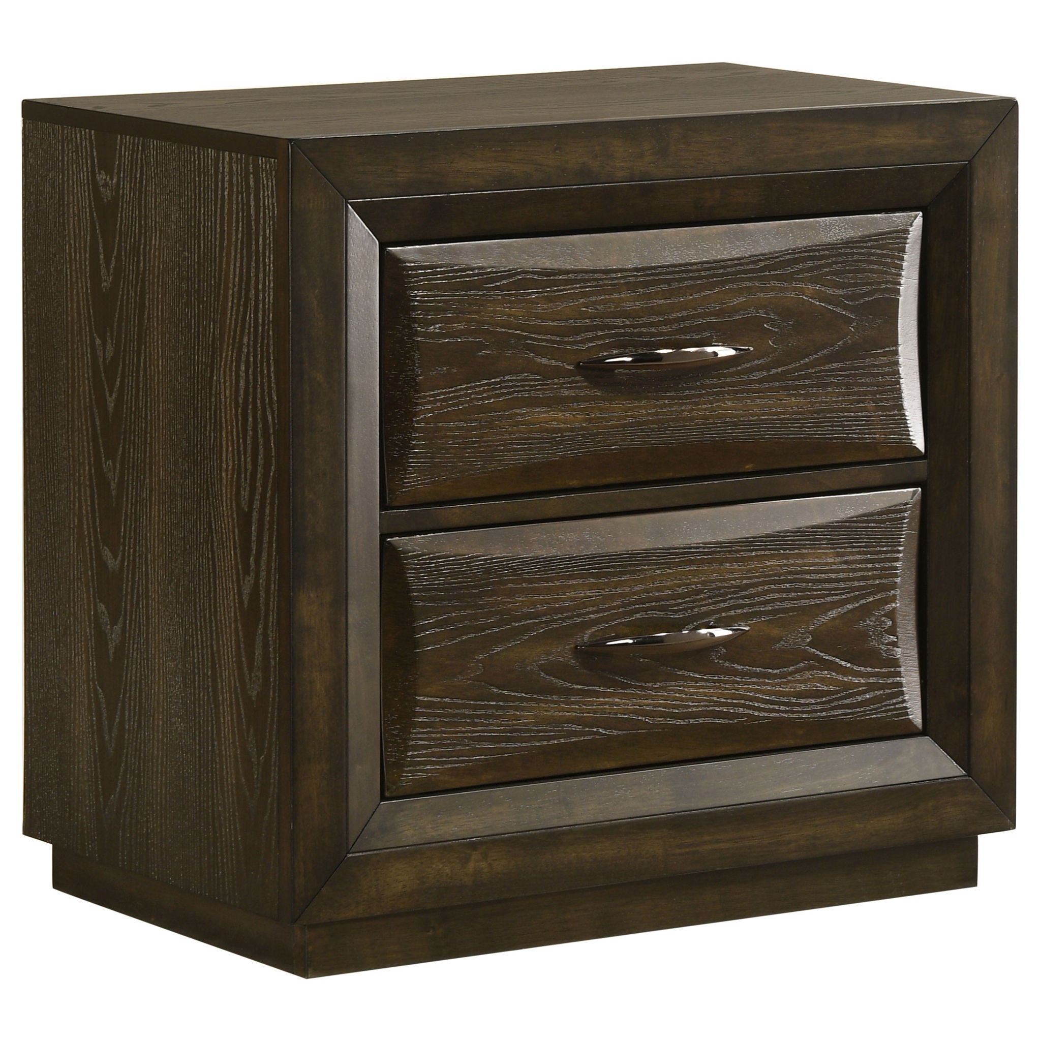 Atlas 4-piece California King Bedroom Set Dark Oak