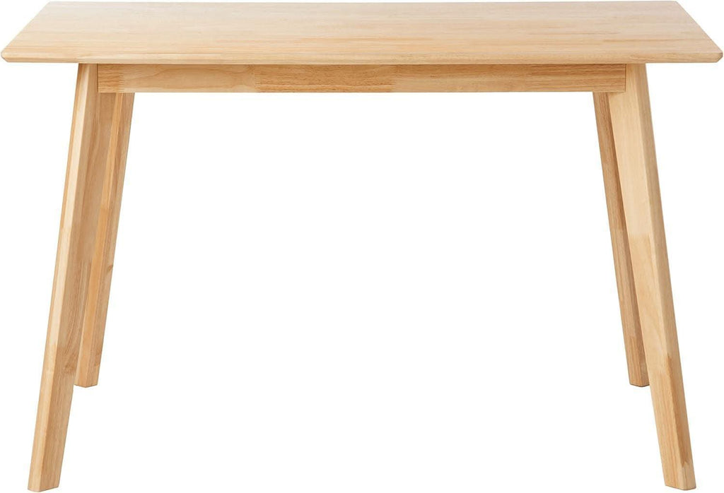 FSC Certified Solid Wood Rectangular Dining Table Seats Four Natural Finish