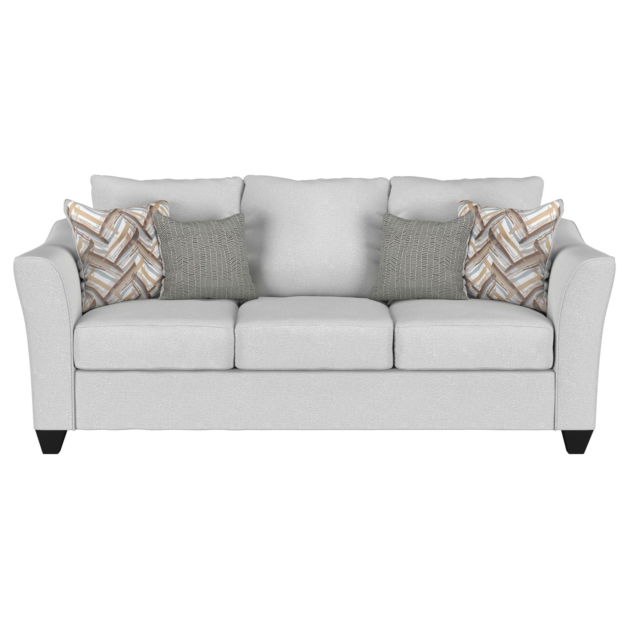 Salizar Upholstered Flared Arm Sofa Sand