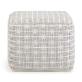 Noreen - Upholstered Square Pouf
