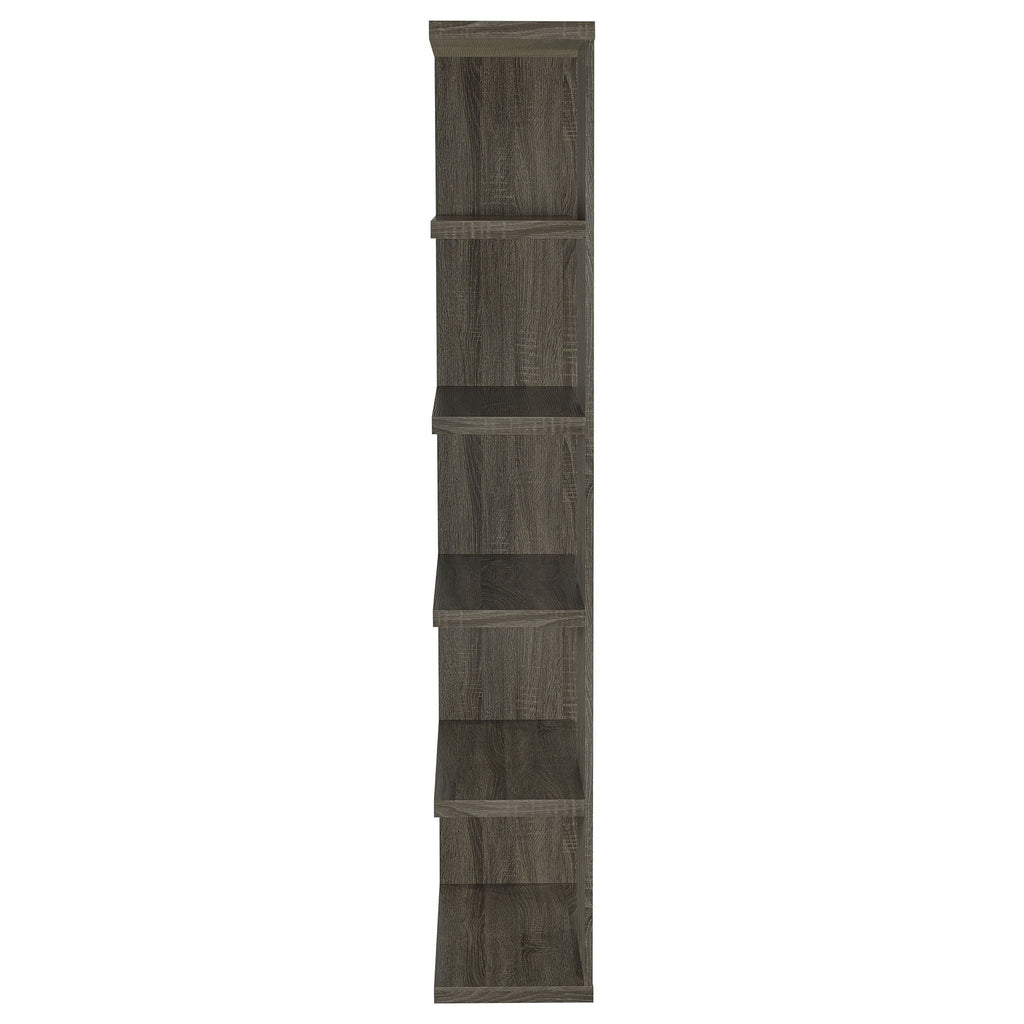 5 Shelf Bookcase - Gray