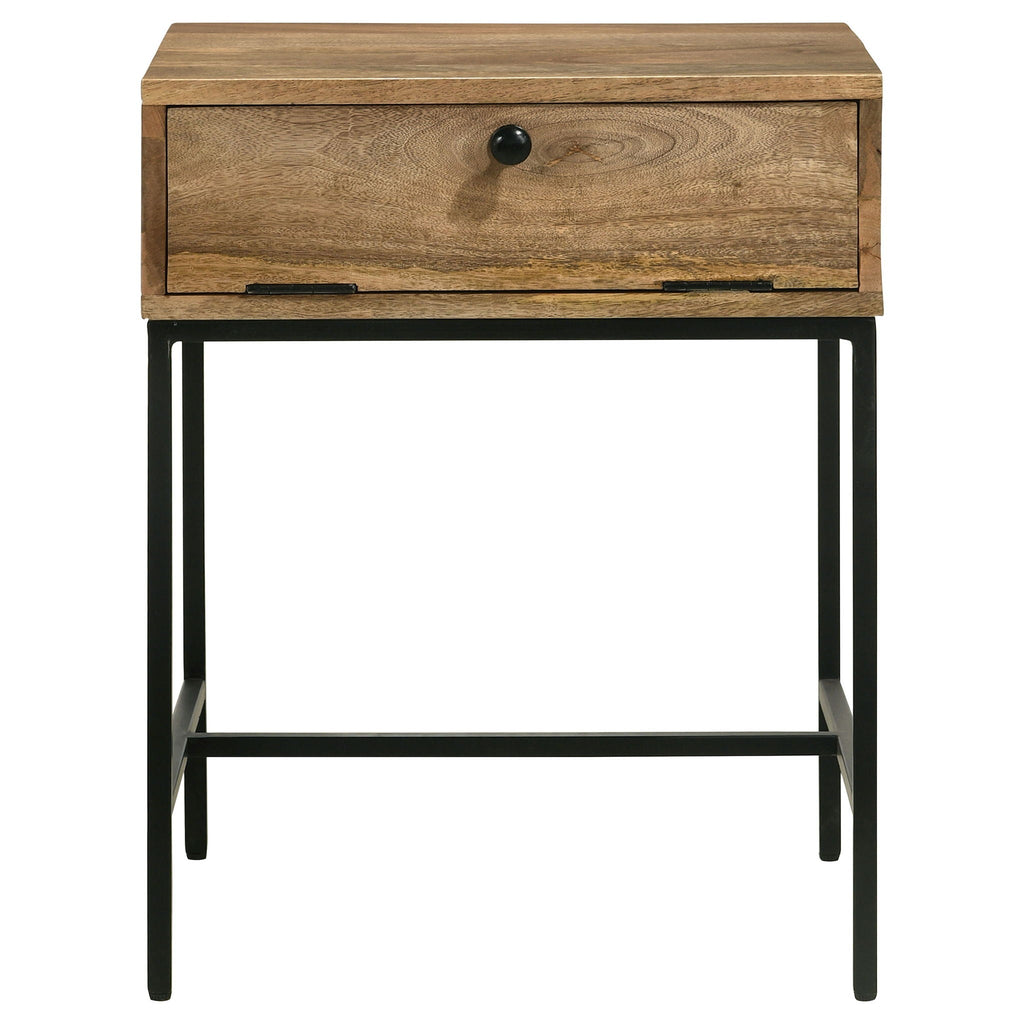Wyrik - Rectangular Side End Table - Honey