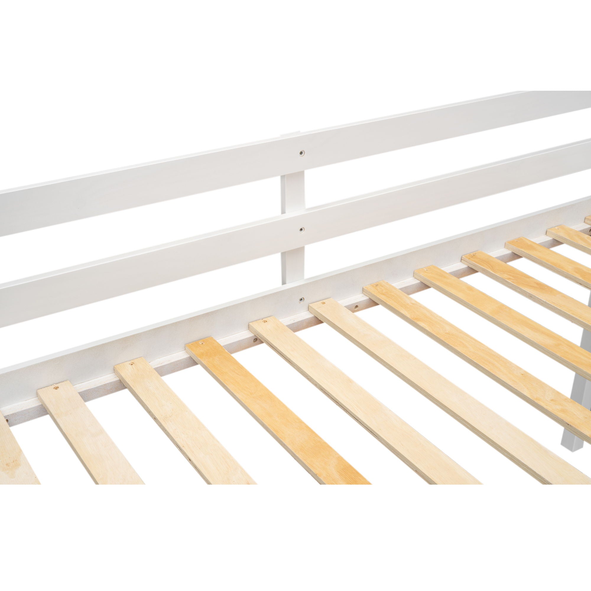Low Loft Bed With Adjustable Ladder
