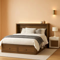 Murphy Bed Barnwood Queen Size Fits Small Spaces In Cabinet
