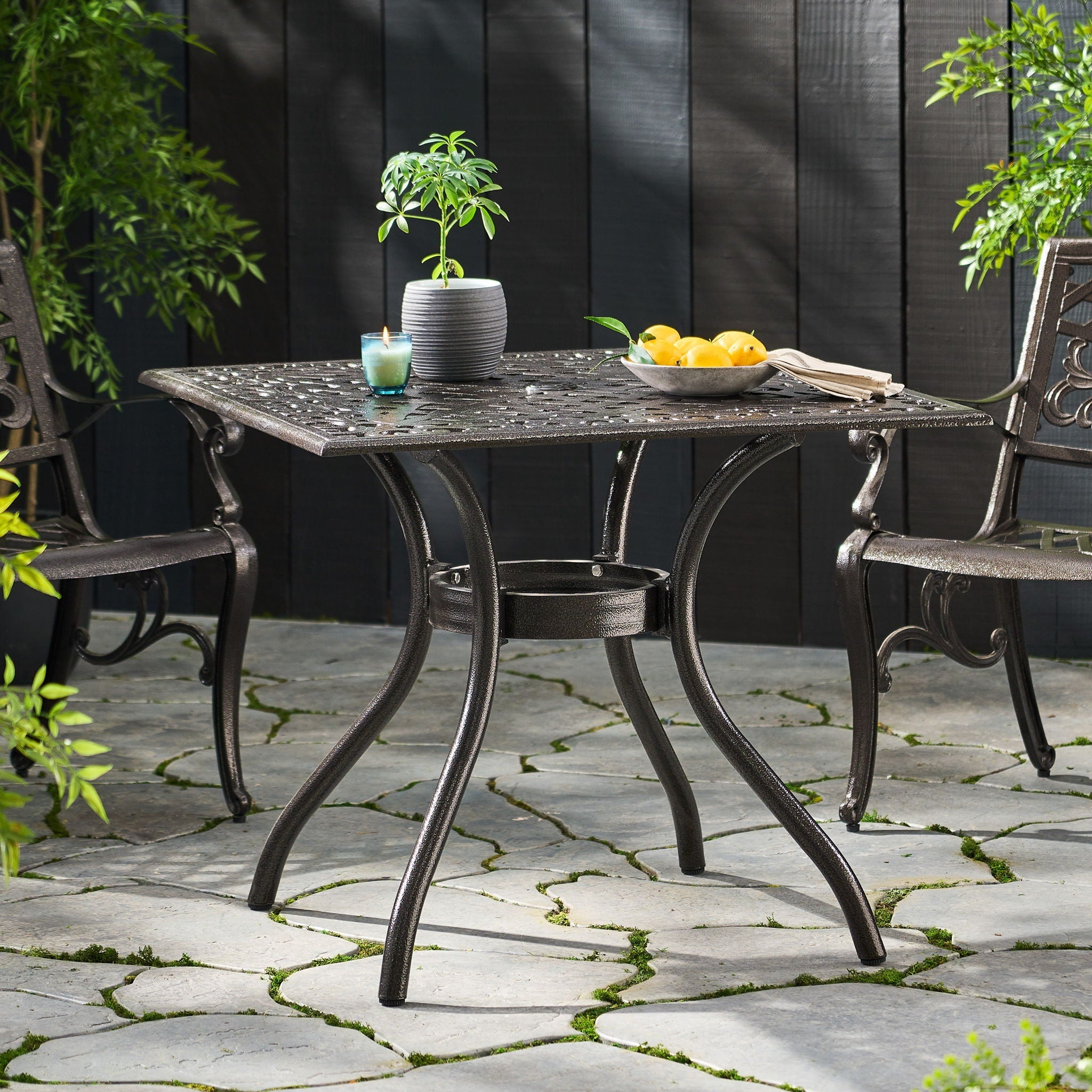 Phoenix - Square Table - Bronze