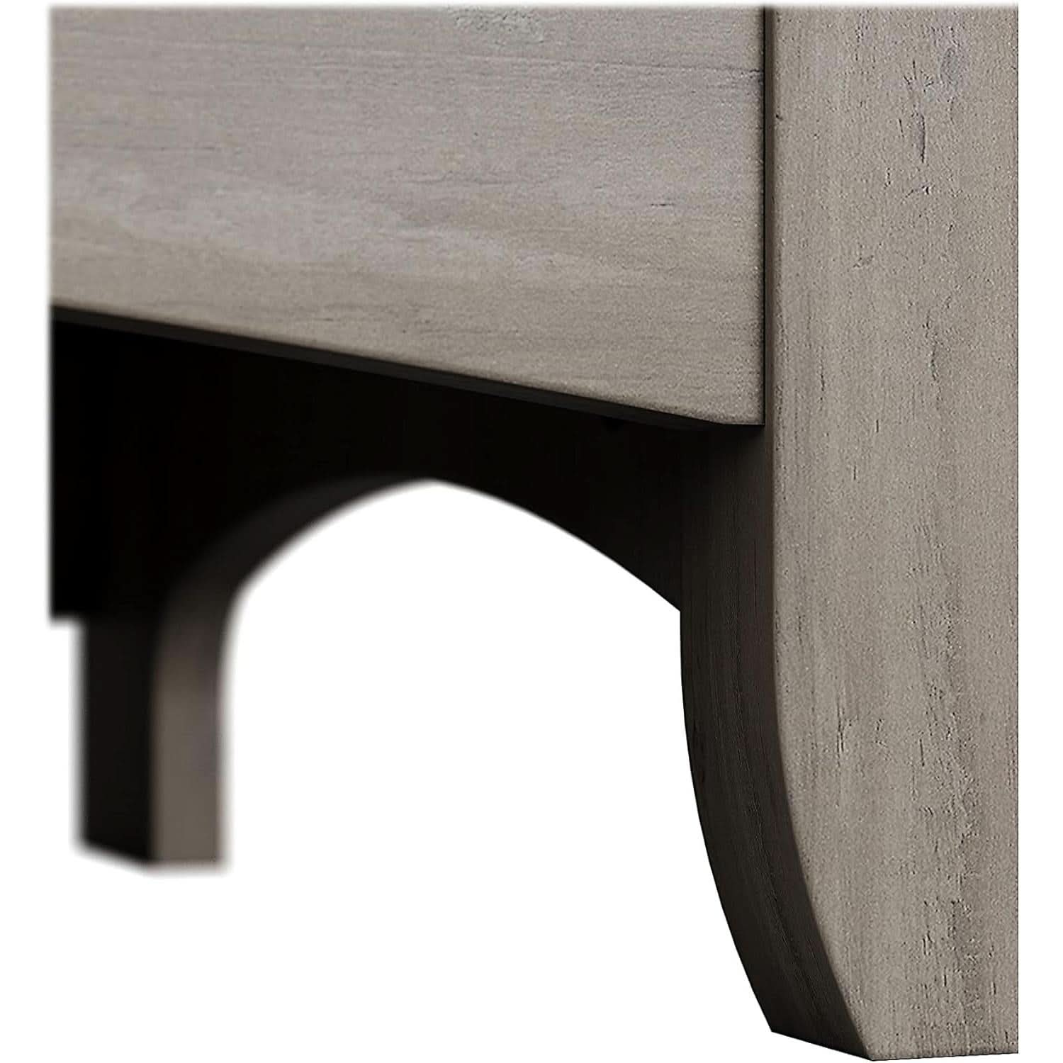 Salinas 63 Inch High Bookcase Driftwood Gray Modern