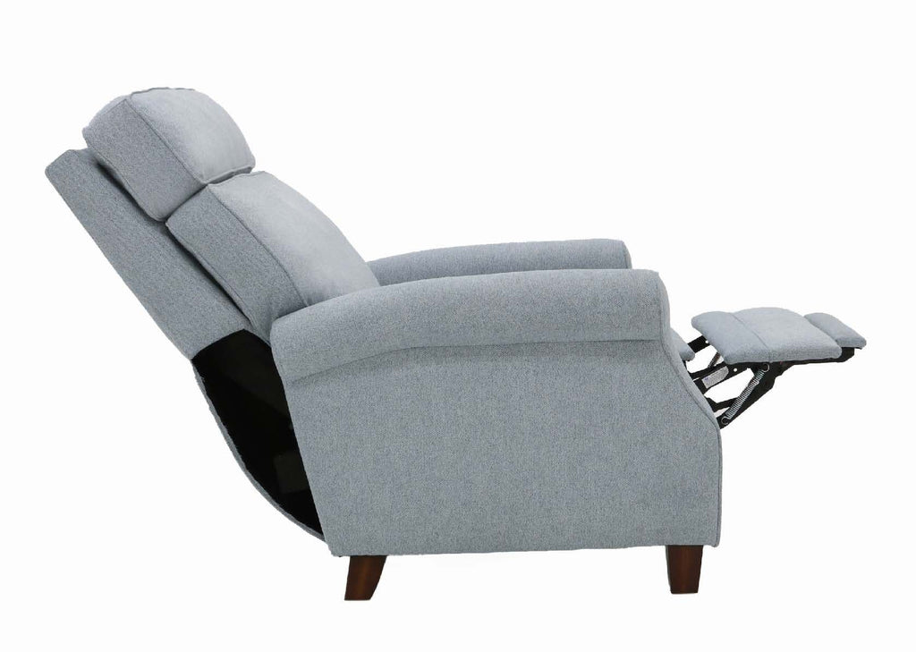 Owen - Recliner-Push Through The Arms Janelle-Slate - Gray
