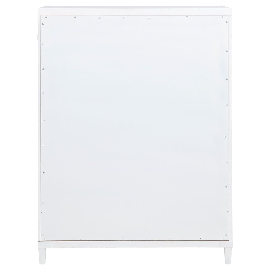 Gracemont 5-drawer Bedroom Chest of Drawers White