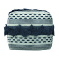 Bowden - Square Pouf Ottoman - Gray