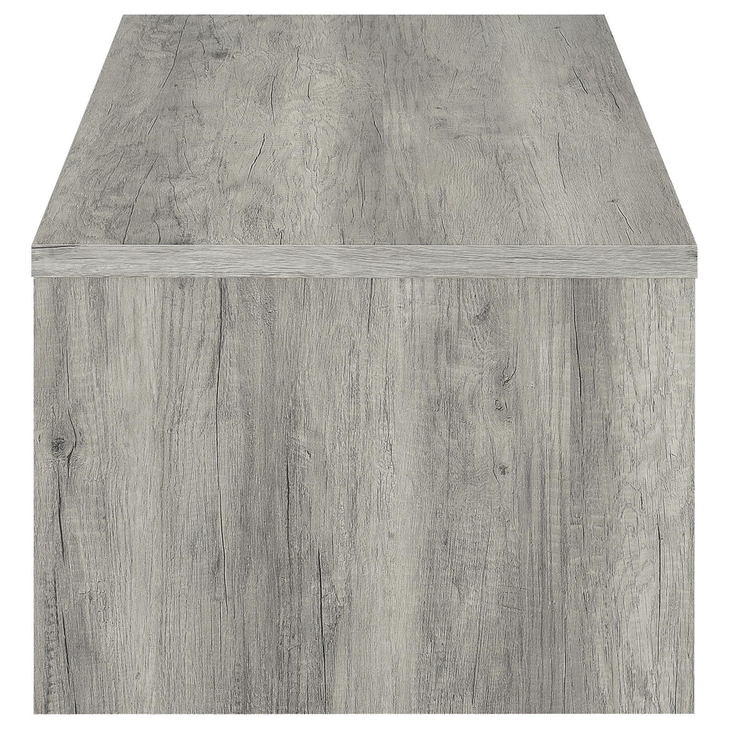 Nuberg - 2 Piece And End Table Set With Storage Drawers - Gray