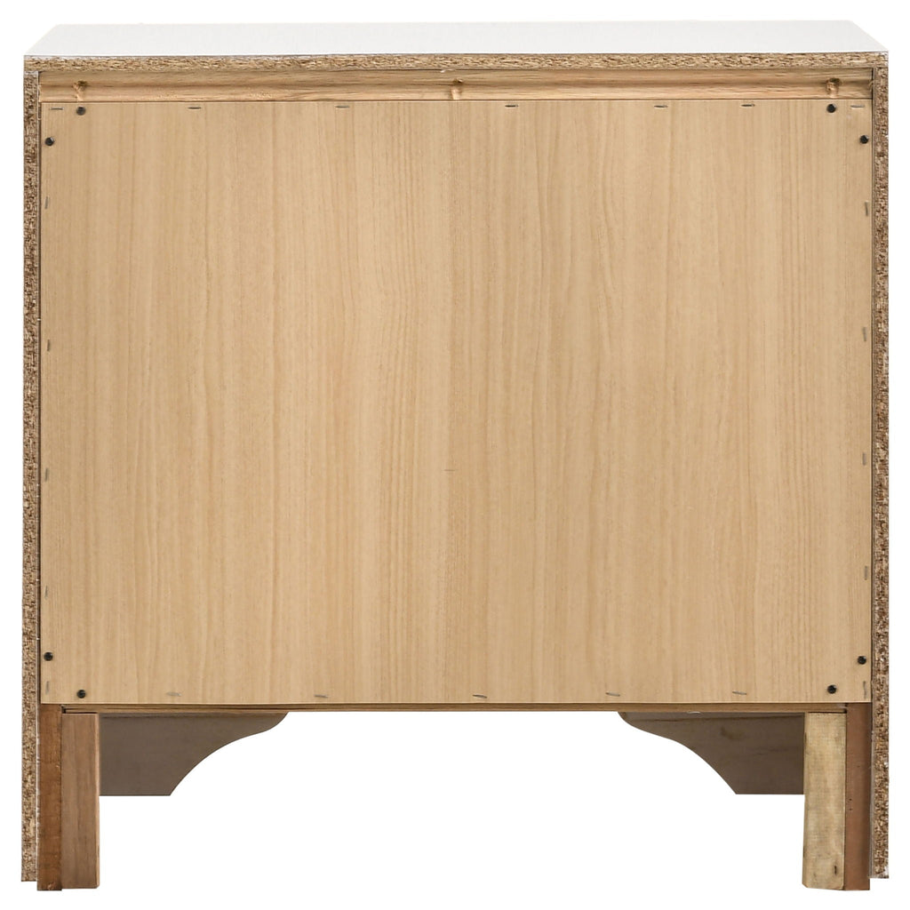 Miranda 3-drawer Nightstand Bedside Table White