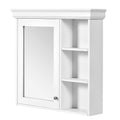 Wall Mounted Bathroom Medicine Cabinet With Mirror And Adjustable Storage With Soft Close Hinges