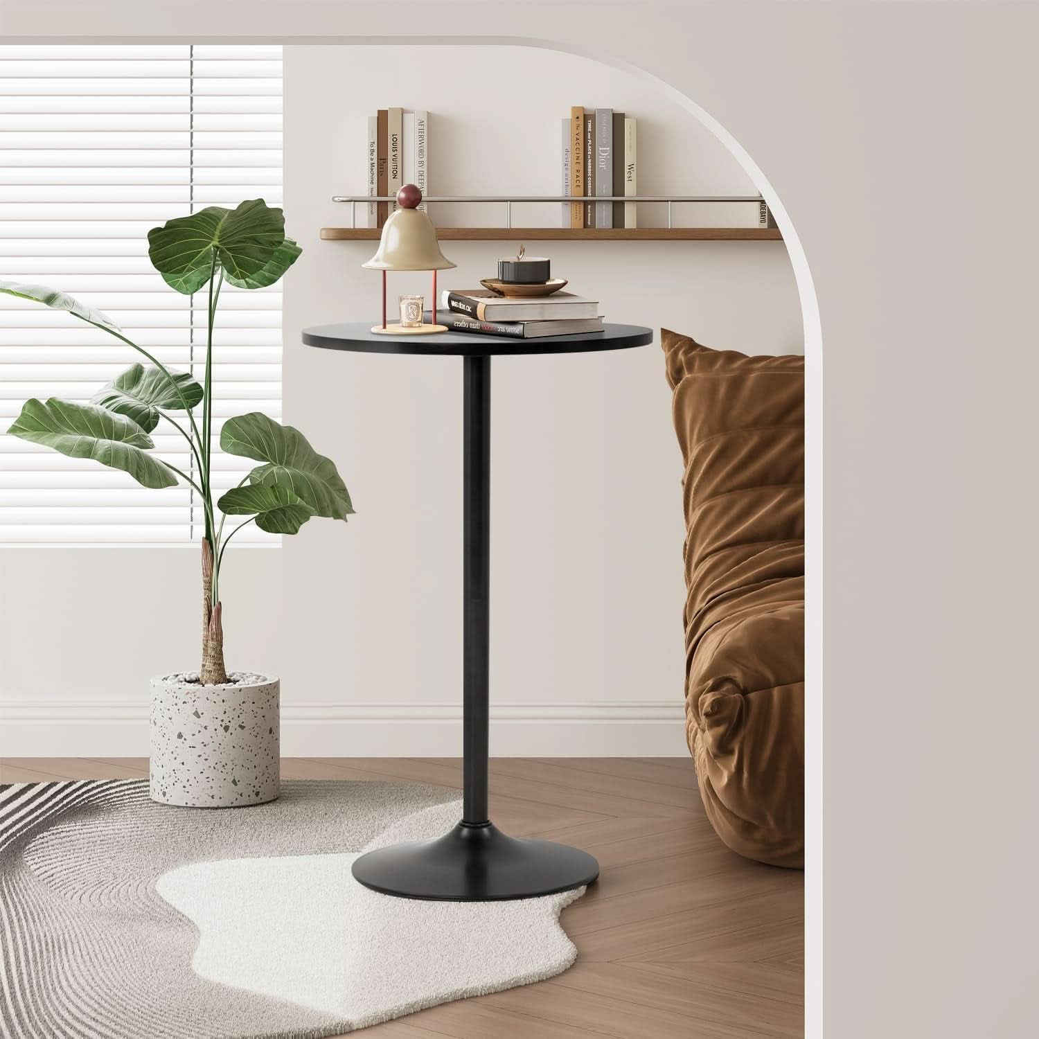 40 Inch Round Bistro Pub Table Industrial Grade MDF Top