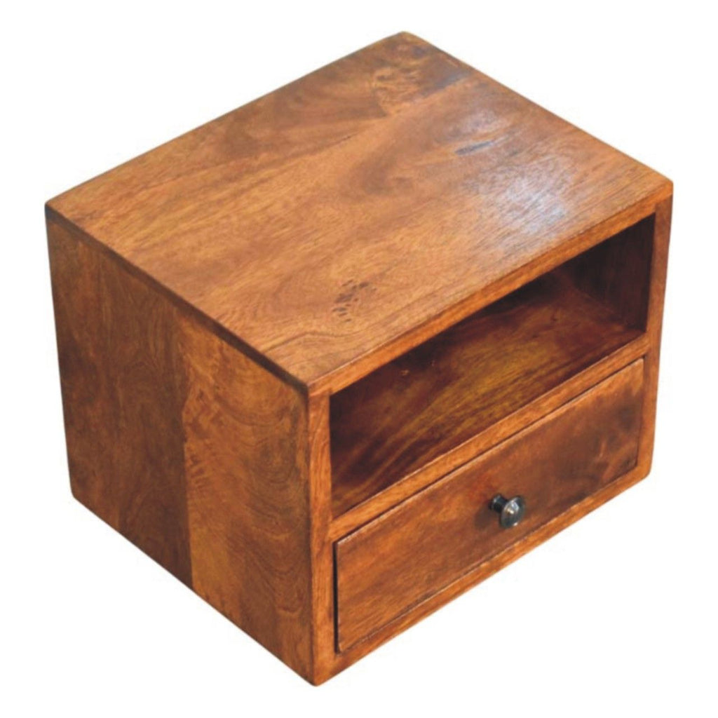 Solis - 1 Drawer Wall Mounted Nightstand