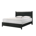 Contemporary Panel Bed With Accents