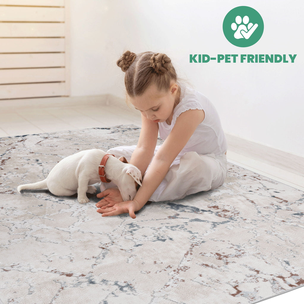 Marfi - 8' X 10' Contemporary Area Rug - Multi