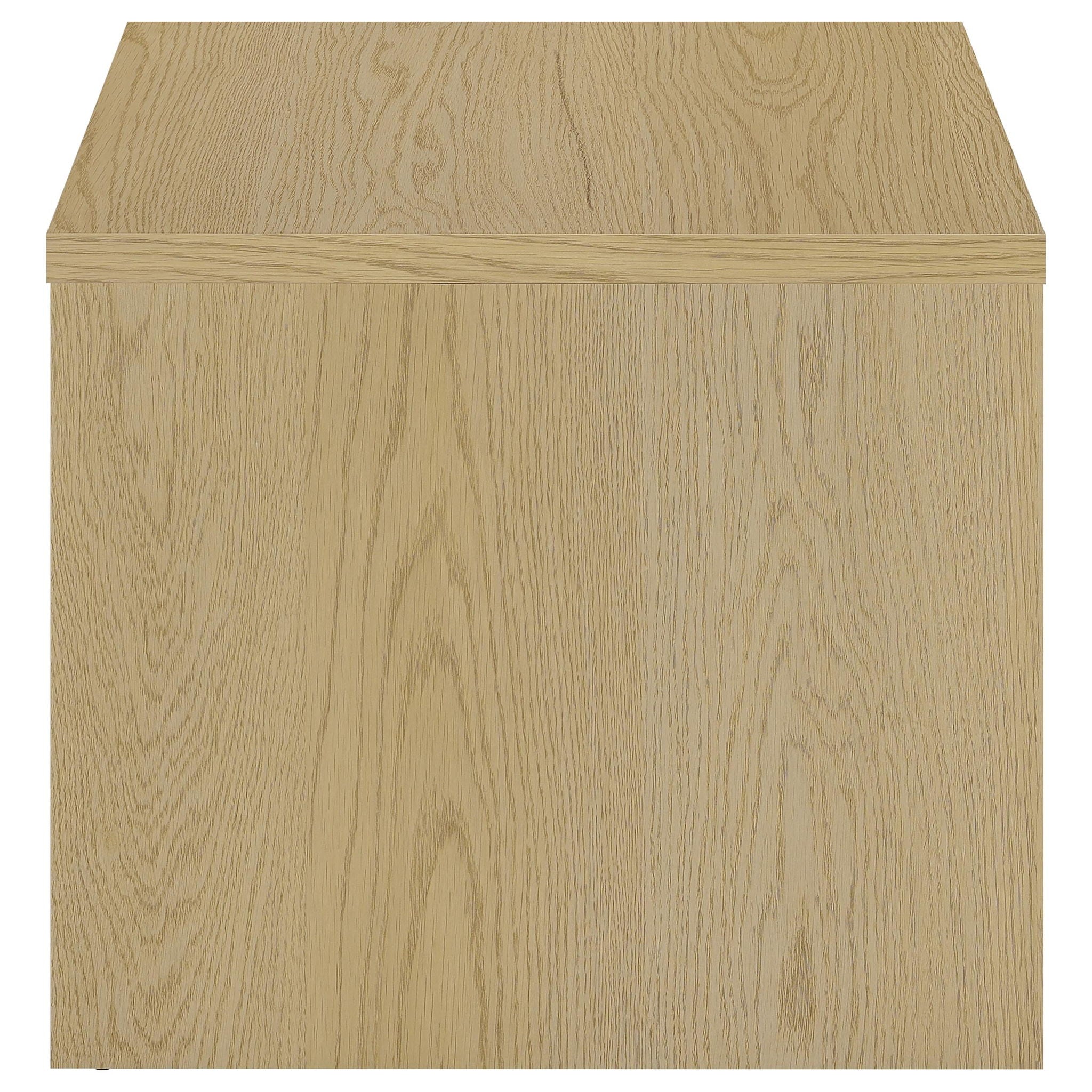 Canoga 3-piece Lift Top Cocktail Coffee Table Set Light Oak