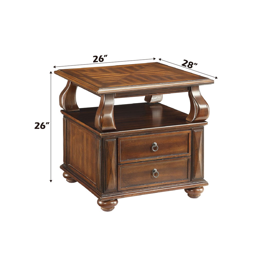 Amado - End Table - Walnut