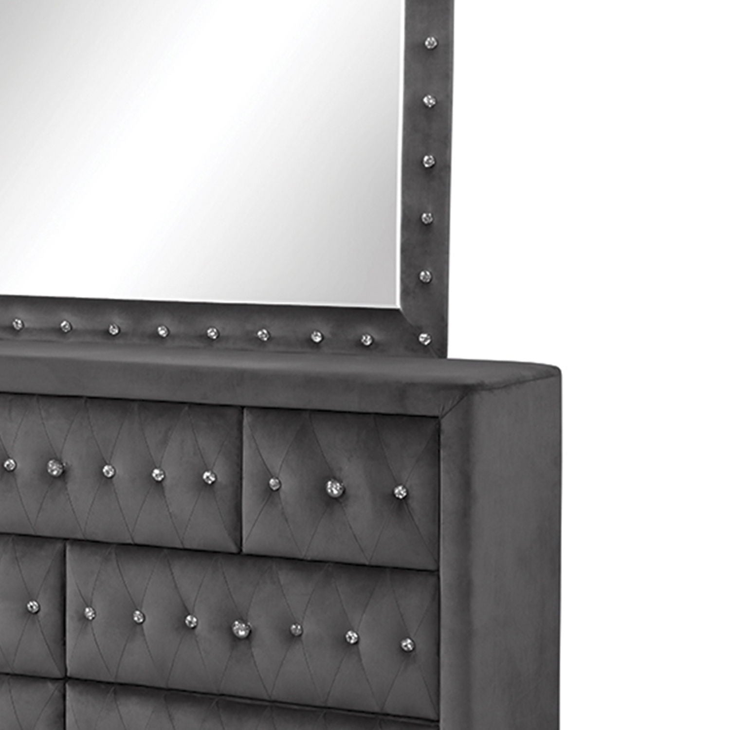 Sophia - 7 Drawer Dresser - Gray